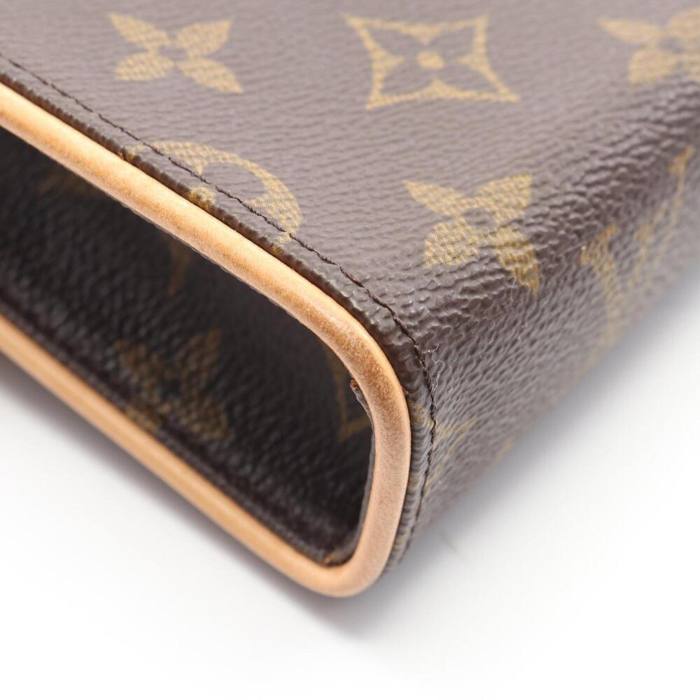 LOUIS VUITTON Brown Monogram Leather Pochette Fanny Pack - Picture 7 of 10